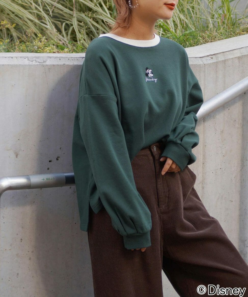ディズニーキャラクター/裏毛プルオーバー