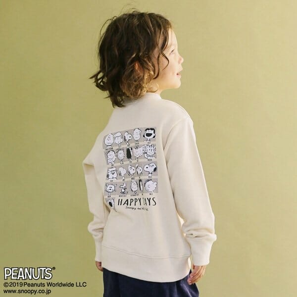 裏毛 スヌーピーフレンズトレーナー