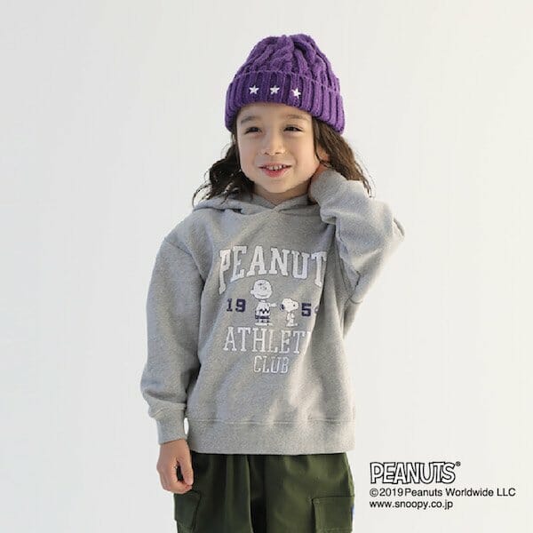 裏毛 カレッジロゴパーカー