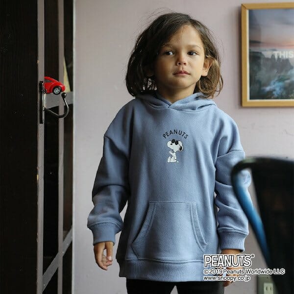 裏毛 スヌーピーサングラスパーカー