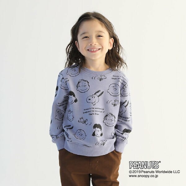 裏毛 スヌーピーフレンズトレーナー