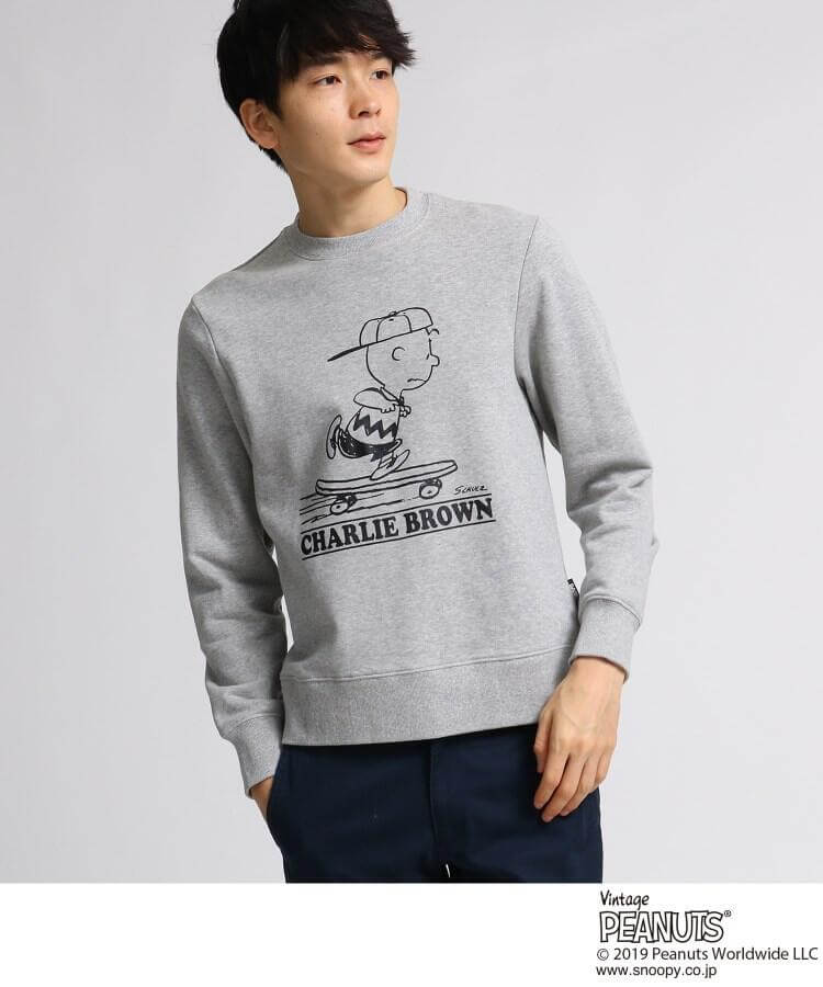 PEANUTS 別注 チャーリー・ブラウン スウェット