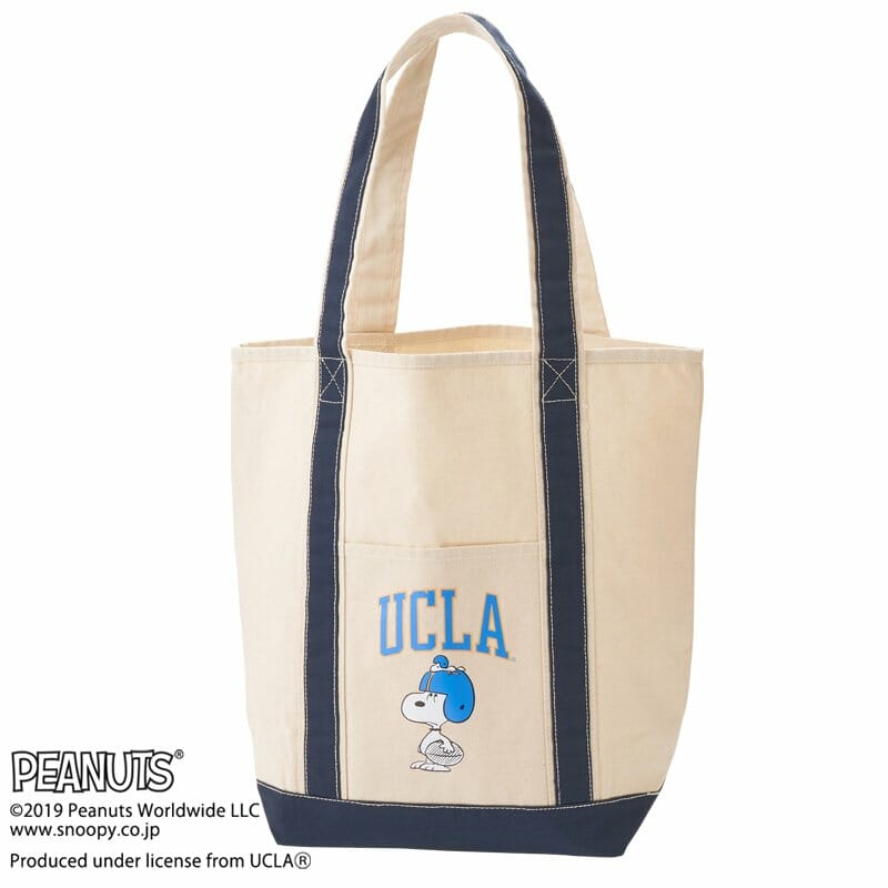 PEANUTS×UCLA トートバッグ ネイビー