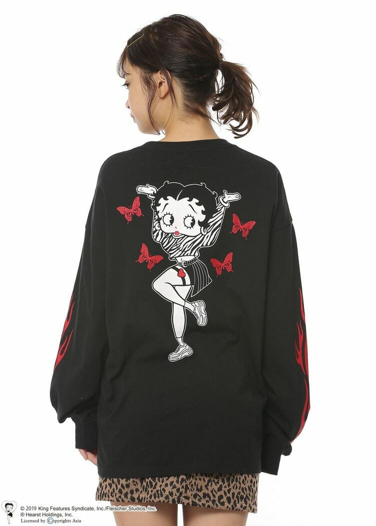 BETTY BOOP(TM) （ベティー ブープ(TM)）ロングTシャツ