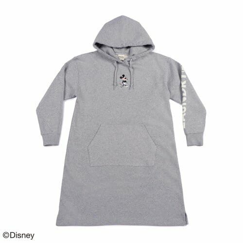 【MICKEY MOUSE／Glasses】スウェットワンピース