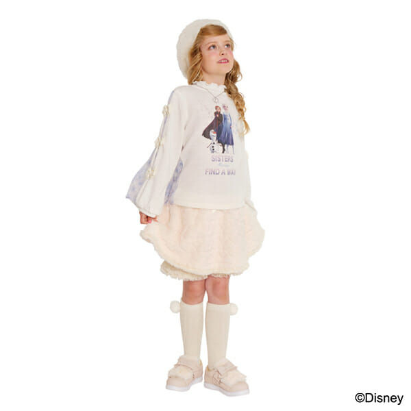 ”アナと雪の女王2”デザイン 後ろ切替Tシャツ