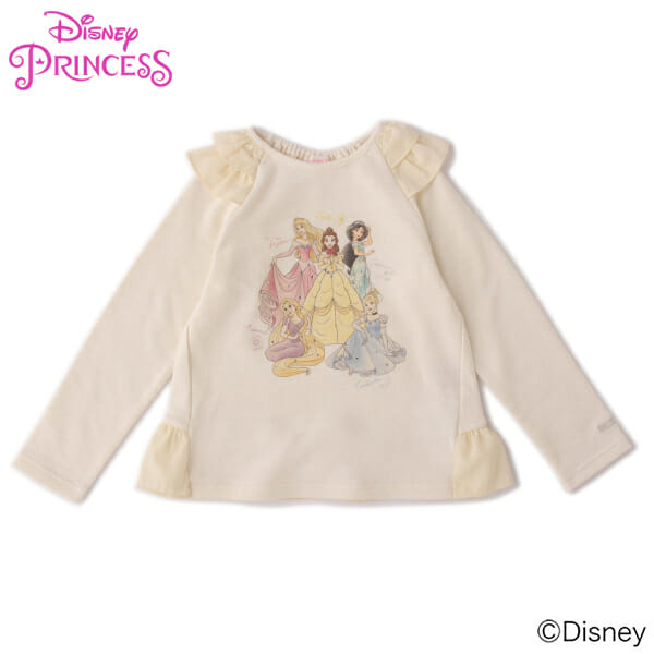 PRINCESSデザイン 裏毛肩フリルトレーナー２