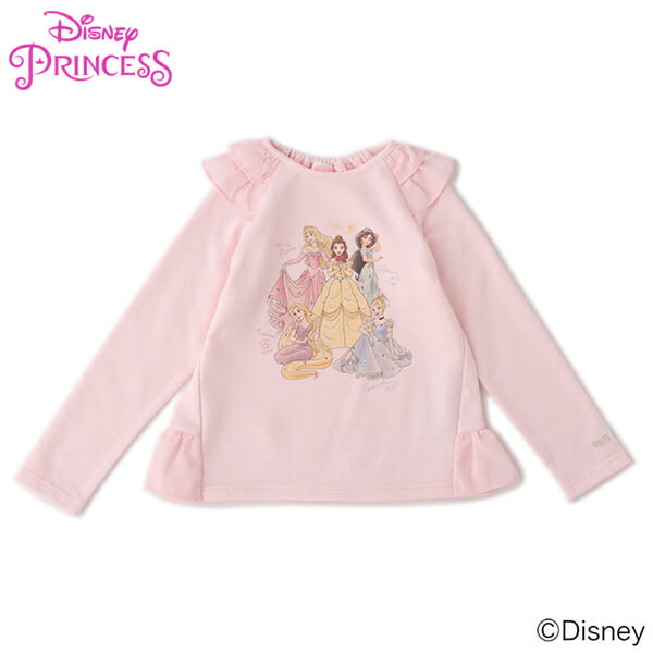 PRINCESSデザイン 裏毛肩フリルトレーナー