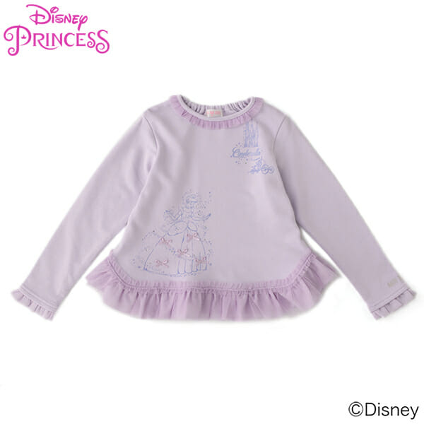 ”シンデレラ”デザイン 裏毛 裾チュールトレーナー２