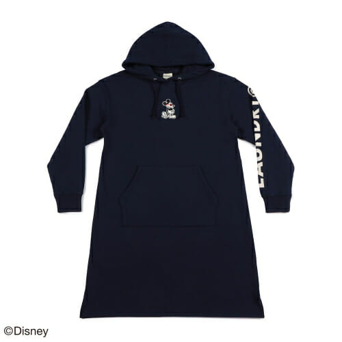 【MICKEY MOUSE／Glasses】スウェットワンピース２