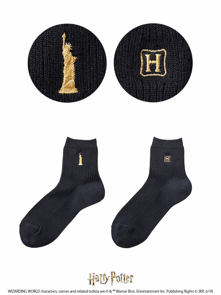 両面刺繍ソックス 13cm〈ハリー・ポッター〉