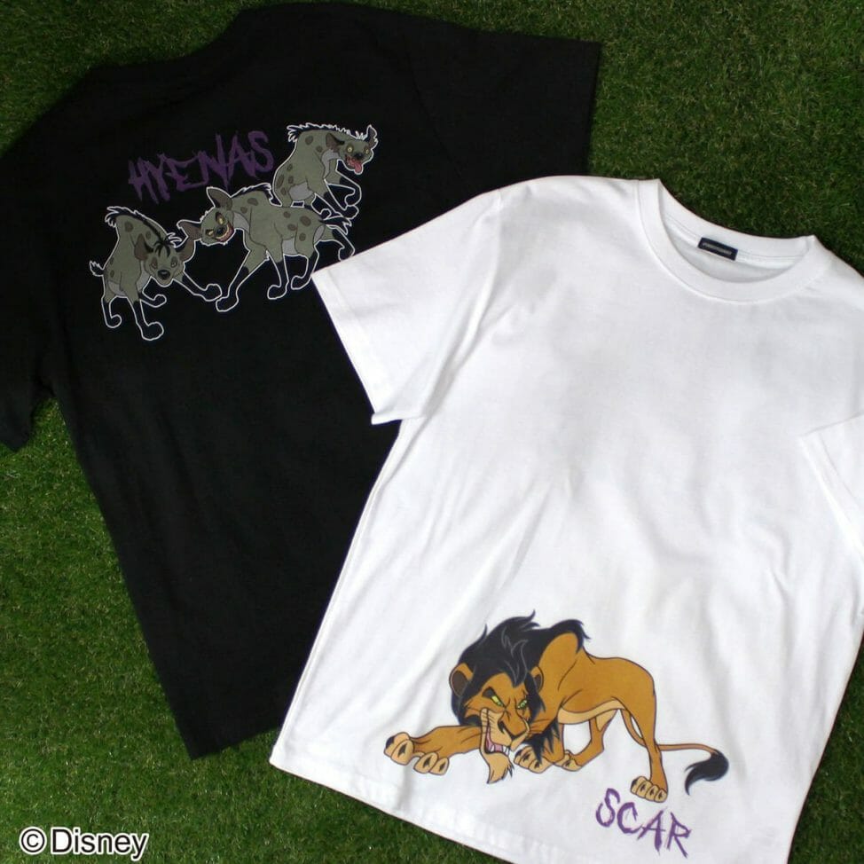 【ディズニー/ライオン・キング】スカー、エド、シェンジ、バンザイ/Tシャツ
