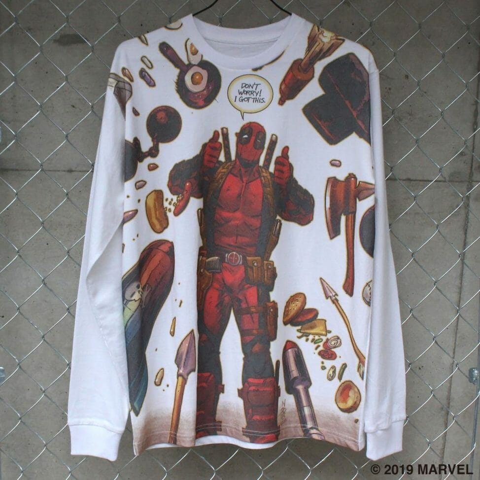 【マーベル/デッドプール】ロングスリーブTシャツ