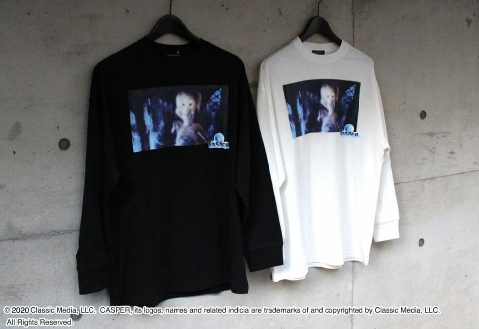 【キャスパー】ボックスデザイン/ロングスリーブTシャツ