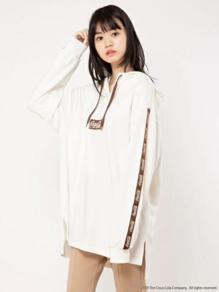 ハーフジップパーカー