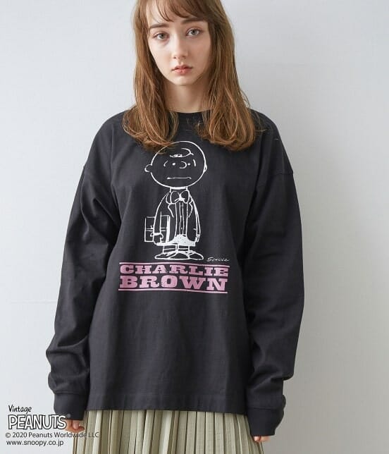 PEANUTSチャーリーブラウン別注ロンT