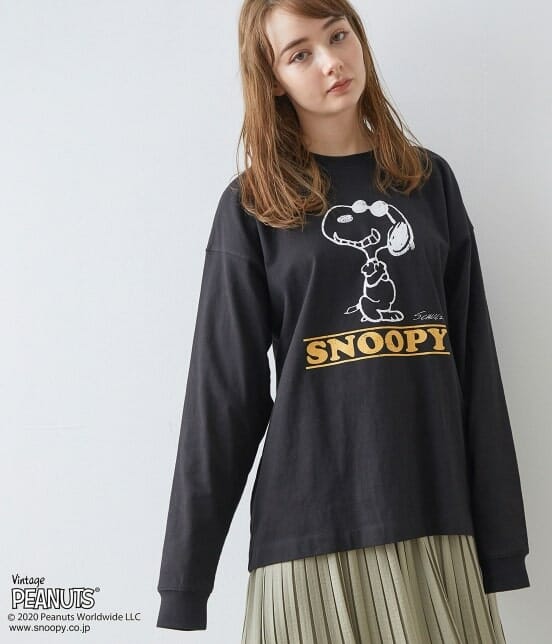PEANUTSスヌーピー別注ロンT