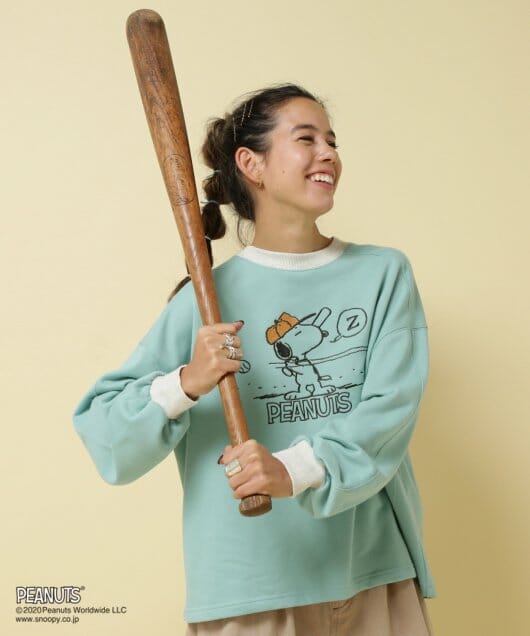 PEANUTS SPORTS BASEBALL プルオーバー