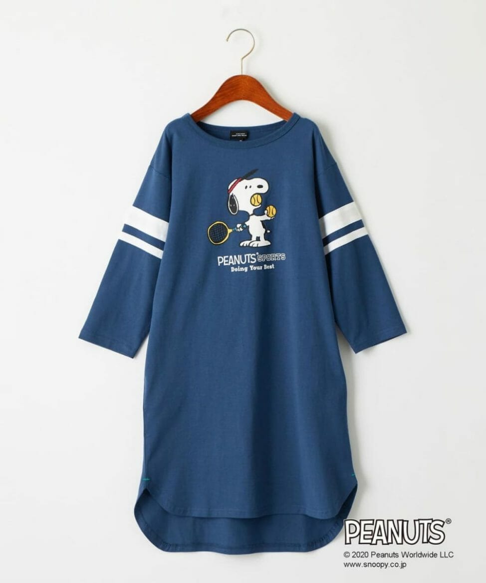 【ジュニア】PEANUTS プリントワンピース２