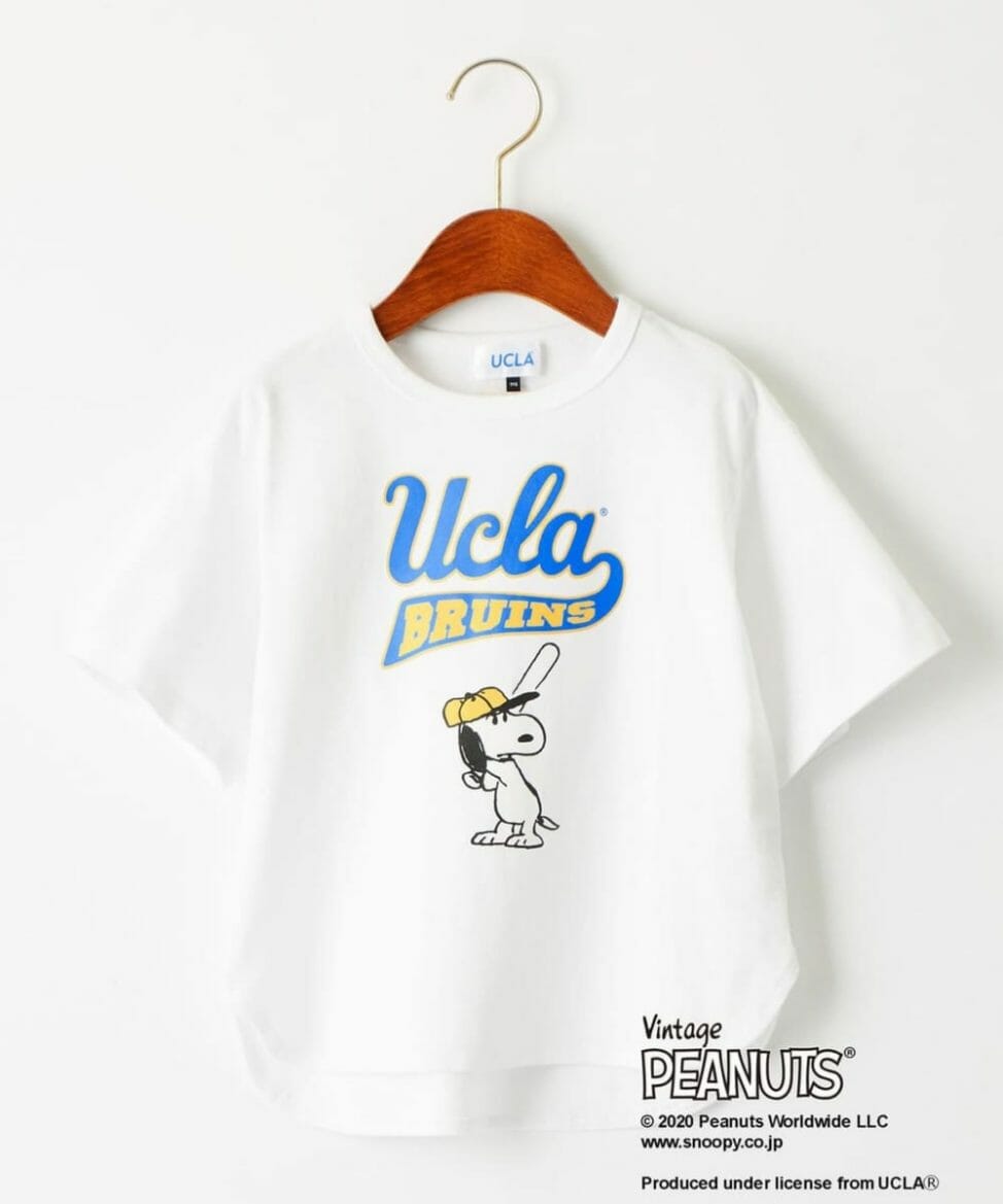 UCLA×PEANUTS Tシャツ
