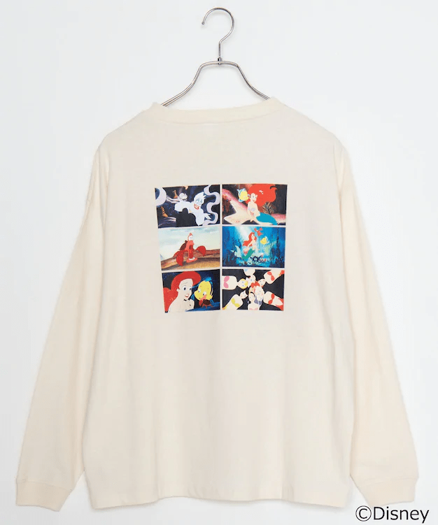 WEGO「別注【Disneyプリンセス シーン】ロンT」アリエル